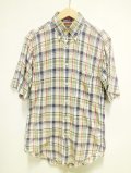 CLEVE　半袖 チェックシャツ　SIZE S