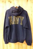 画像2: U.S.NAVY　プリント パーカ－　SIZE M (2)