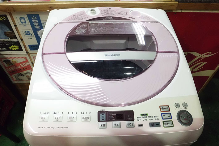 2014年製 シャープ 全自動洗濯機 8.0kg - B-Market