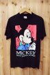 画像1: ミッキーマウス プリントTシャツ　SIZE S (1)