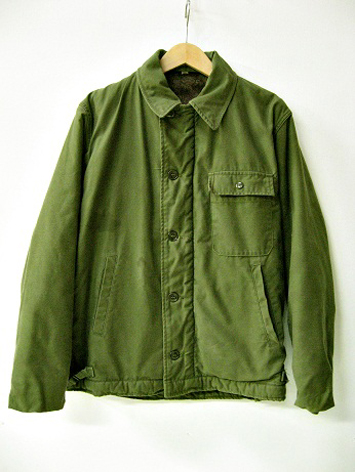 60's U.S.NAVY A-2デッキジャケット SIZE M - B-Market