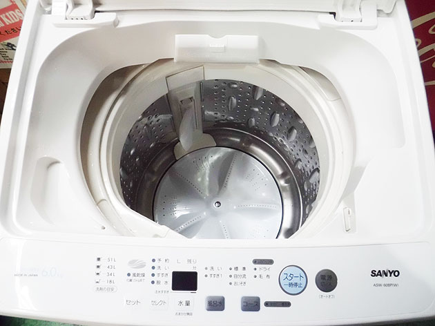 2010年製 サンヨー 全自動洗濯機 6.0kg - B-Market