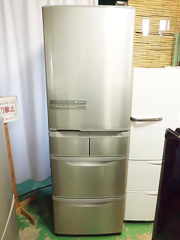 2012年製 日立 5ドア冷蔵庫 自動製氷付き 415L - B-Market