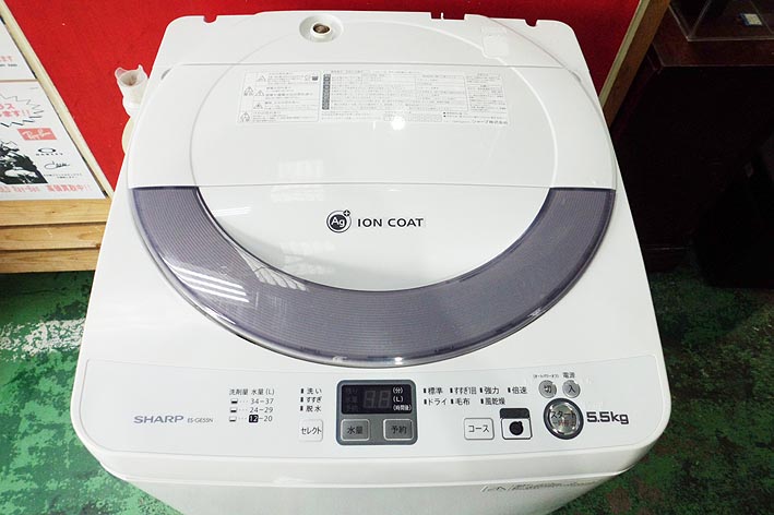 2013年製 シャープ 全自動洗濯機 5.5kg - B-Market