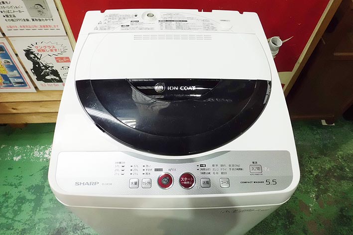 2011年製 シャープ 全自動洗濯機 5.5kg - B-Market
