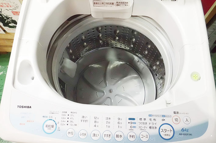 2010年製 東芝 全自動洗濯機 6.0kg - B-Market