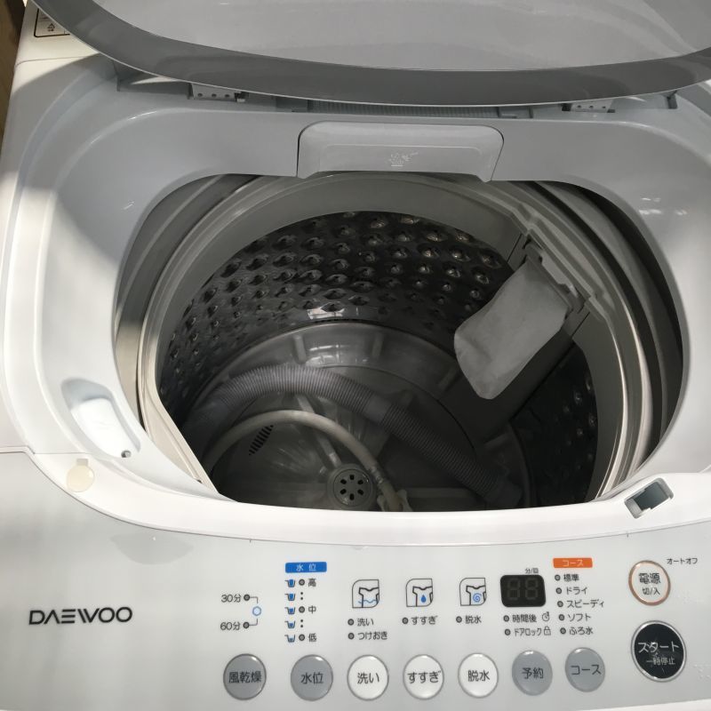 トレファク府中店】Daewoo 簡易乾燥機能付洗濯機 DW-MT90GD-W - 生活家電