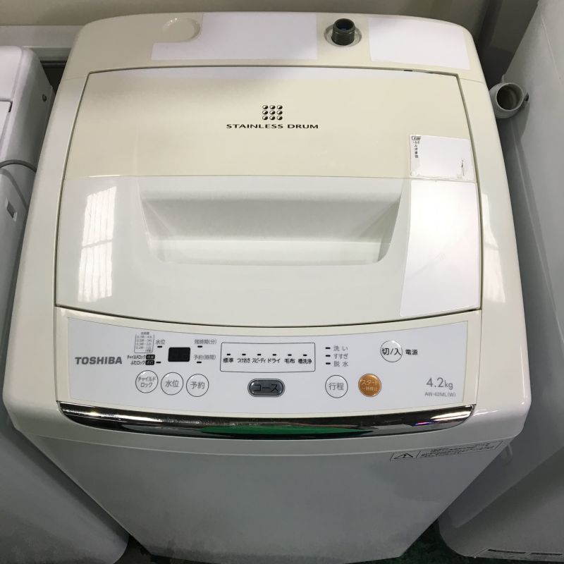 TOSHIBA 全自動洗濯機 4.2ｋｇ - 生活家電