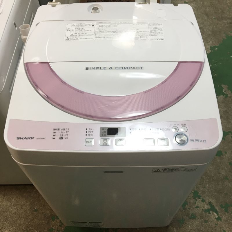 2016年製 シャープ 全自動洗濯機 5.5kg - B-Market